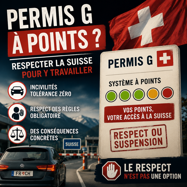 Faut-il instaurer un permis G à points pour les frontaliers ?