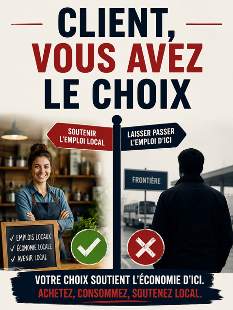 Le client est roi : il a le droit de choisir avec qui il veut travailler