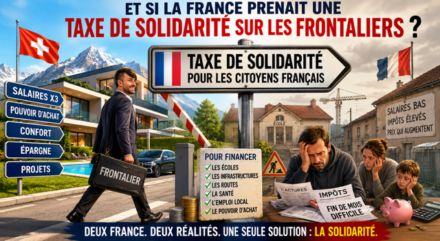 Et si la France instaurait une taxe de solidarité sur les revenus frontaliers ?