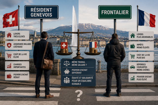 Pourquoi le salaire d’un frontalier ne serait-il pas adapté à son lieu d’habitation ?